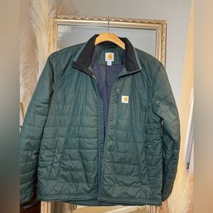 Rain Defender® Men’s Insulated Jacket, Size Medium – Canopy Green (Like New)
